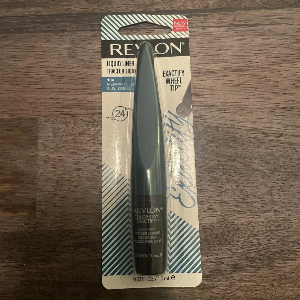 Revlon Colorstay Exactify Wheel Tip Liquid Liner 104 Mermaid Blue NEW